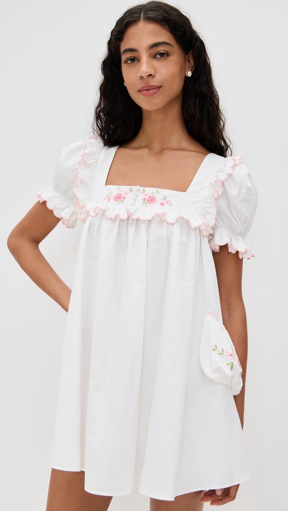 For Love & Lemons Tea Time Babydoll Dress