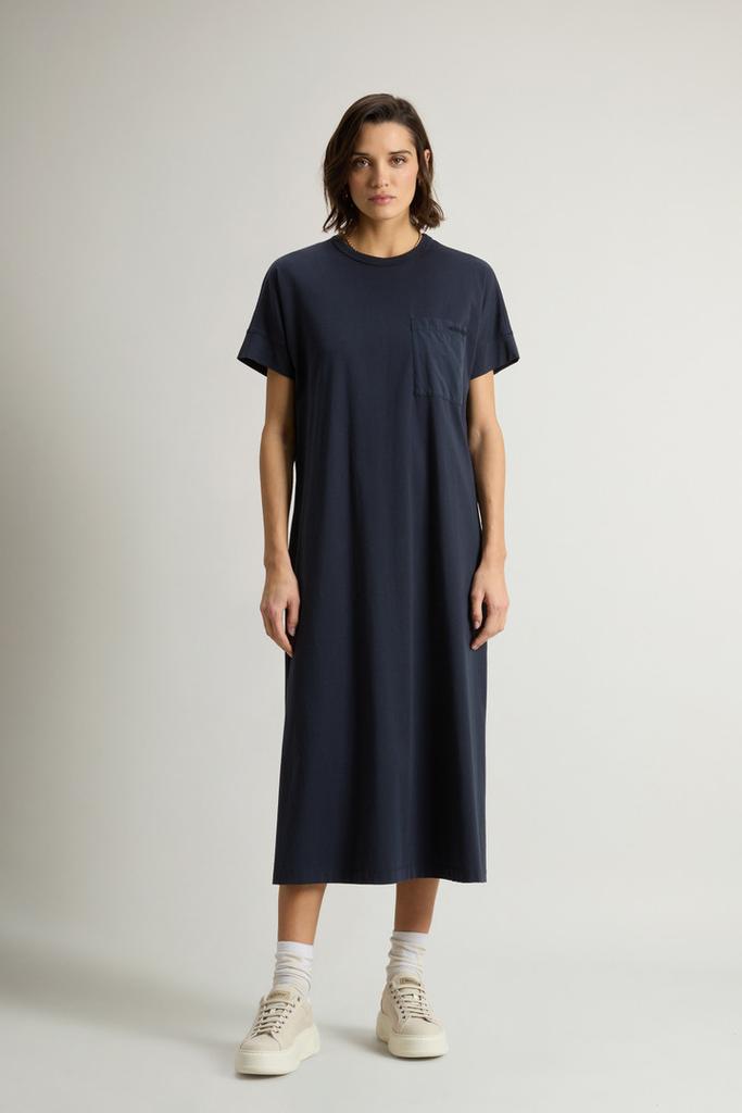 Woolrich Pure Cotton Dress - Women - Blue