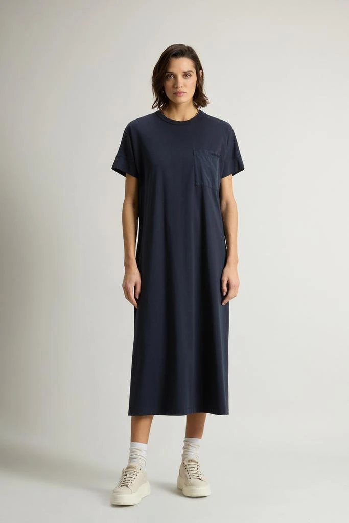 Woolrich Pure Cotton Dress - Women - Blue 1
