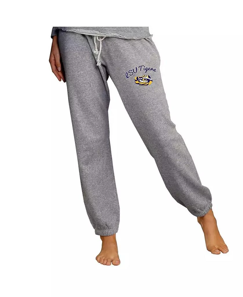 Concepts Sport Women's Gray LSU Tigers Mainstream Knit Jogger Pants 1