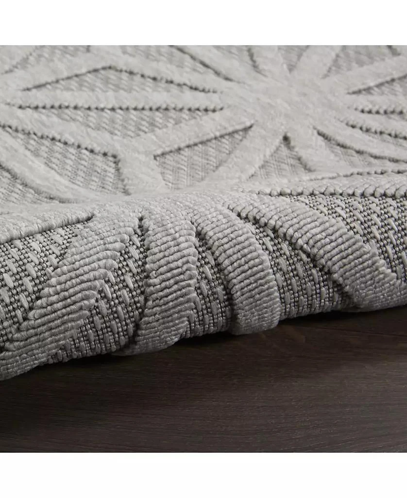 Nourison Cozumel CZM01 Silver 2'2" x 7'6" Runner Rug 3