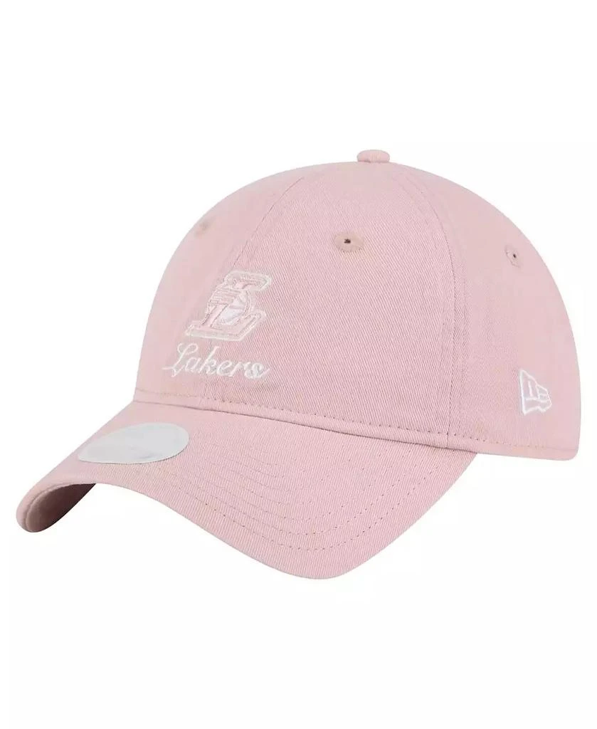 New Era Women's Pink Los Angeles Lakers Gameday Preppy 9TWENTY Adjustable Hat 1