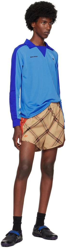 WALES BONNER Blue Home Jersey Polo 4