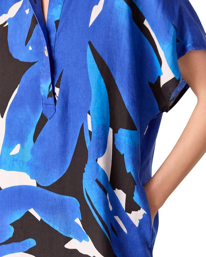 Whistles Abstract Blooms Linen Dress 5
