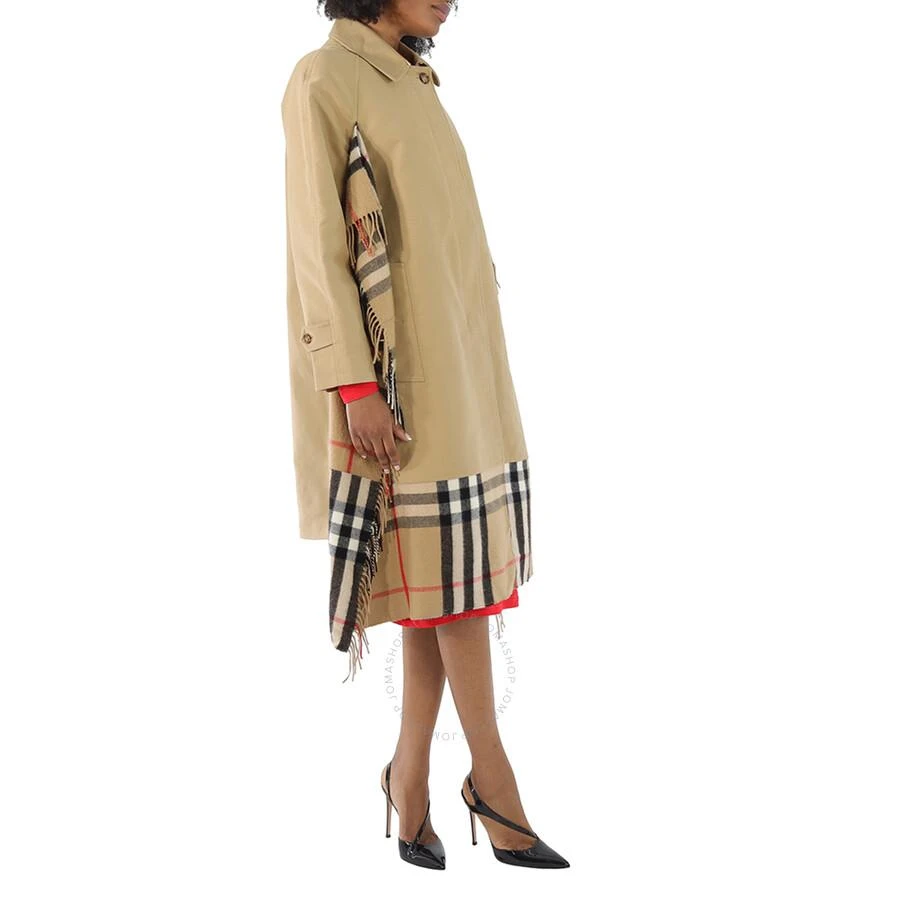 Burberry Open Box - Burberry Ladies Honey Cotton Gabardine Car Coat 2