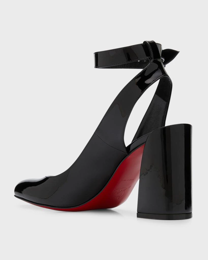 Christian Louboutin Miss Sab Patent Red Sole Pumps 4