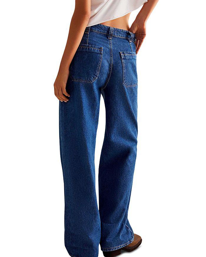 Free People We The Free Palmer Cuffed Jeans in Tunnel Vision