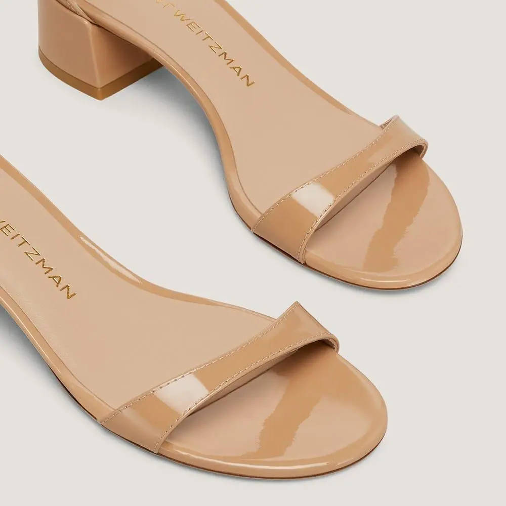 Stuart Weitzman Nudist Block-Heel Sandal 35 3