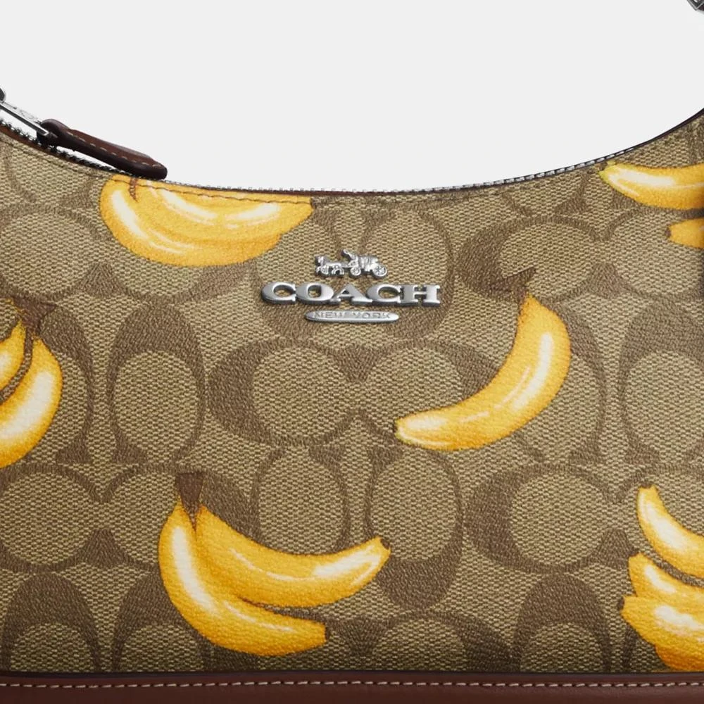 COACH® Teri Shoulder Bag In Signature Canvas With Banana Print 5