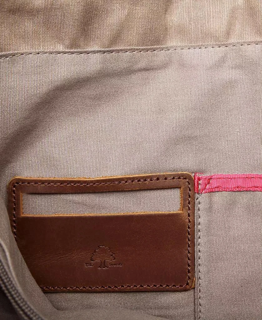 TSD BRAND Stone Creek Waxed Canvas Tote Bag 11