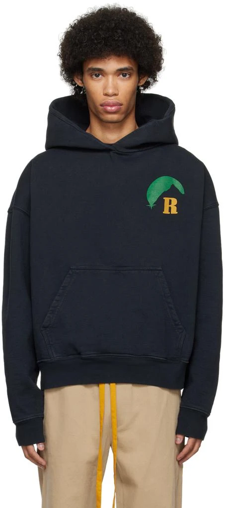 Rhude SSENSE Exclusive Black Moonlight Hoodie 1