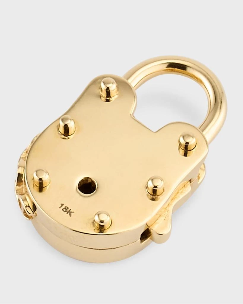 Hoorsenbuhs 18K Yellow Gold 30MM Padlock Pendant 3