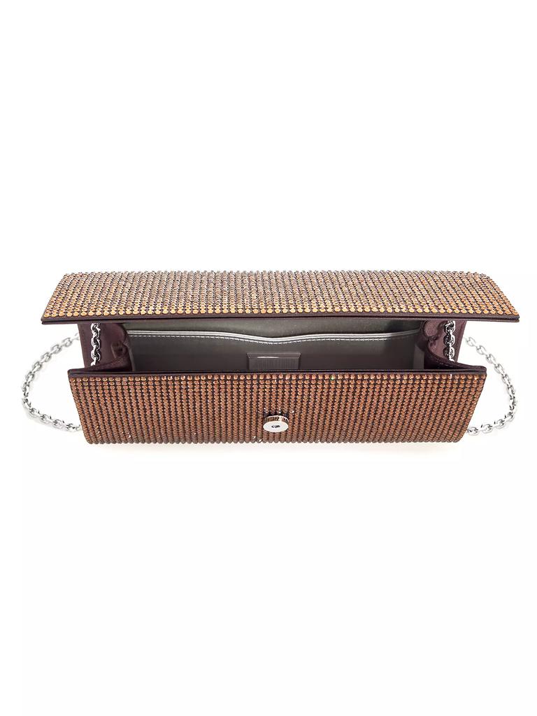 Judith Leiber Perry Crystal-Embellished Clutch-On-Chain