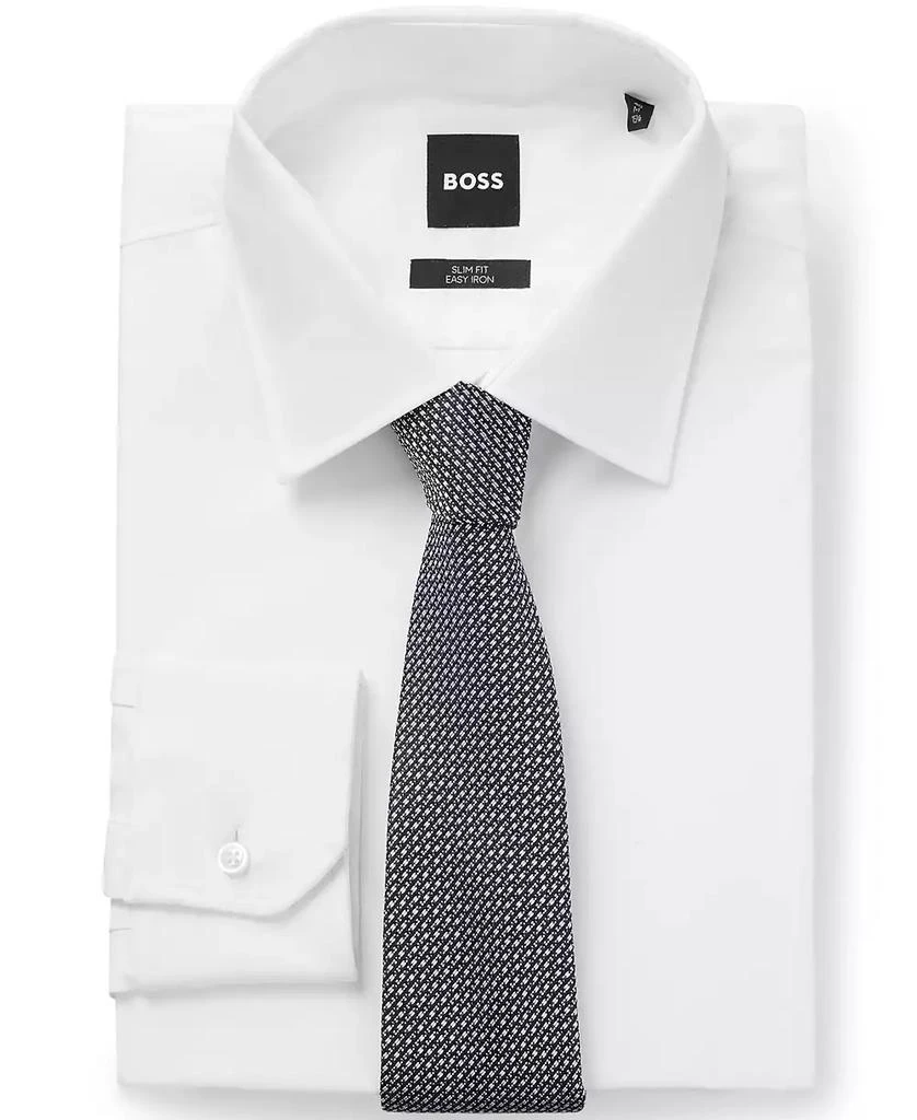 Hugo Boss Men's Italian Silk Jacquard Tie 1