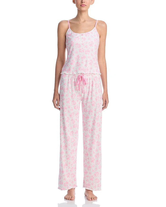 AQUA Pointelle Lounge Pajama Set - Exclusive 9