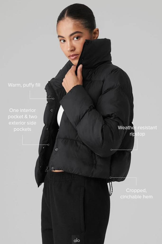 Alo Yoga Gold Rush Puffer - Black 2