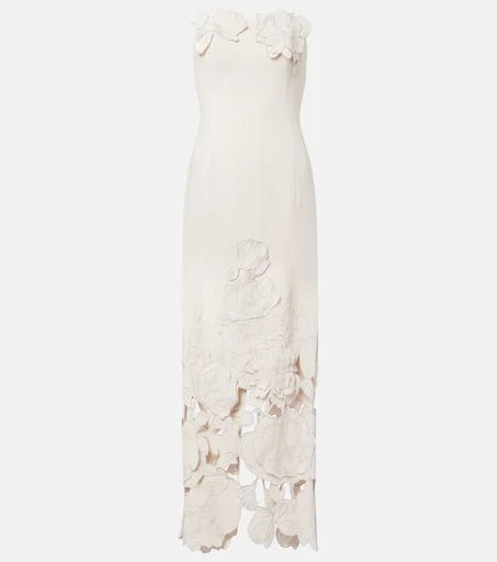 Leo Lin Rayna floral-appliqu crpe maxi dress - Dresses & Skirts - Free  Shipping - BeyondStyle