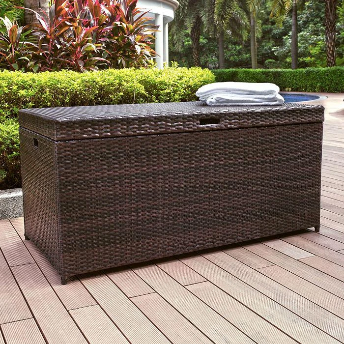 Sparrow & Wren Sparrow & Wren Avalon Outdoor Wicker Storage Bin 5