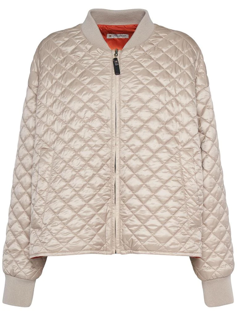 Max Mara Licia Quilted Puffer Bomber Jacket 1