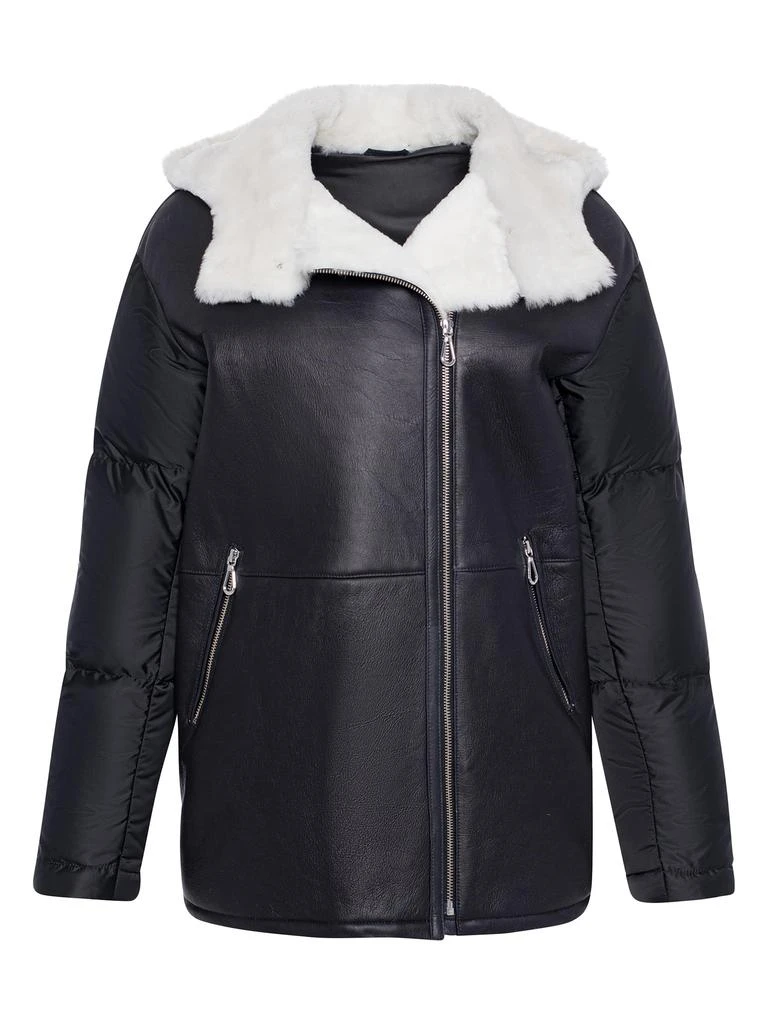 WOLFIE FURS Made For Generations™ Shearling Puffer Moto Jacket 1