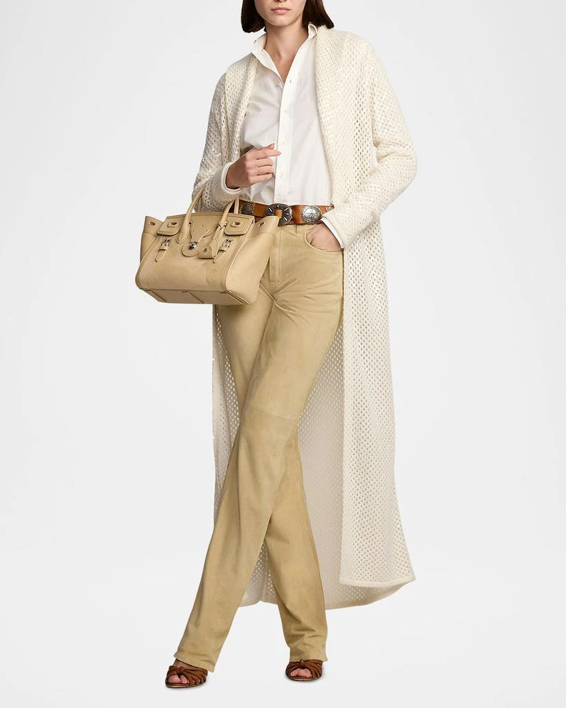 Ralph Lauren Embellished Cashmere Mesh Long Cardigan 3