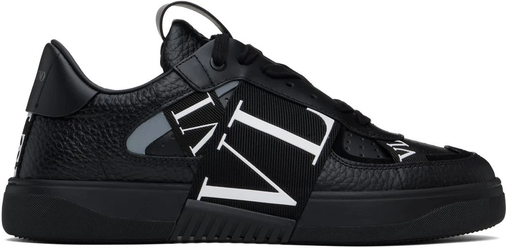 Valentino Black Low-Top Calfskin VL7N Sneakers 1