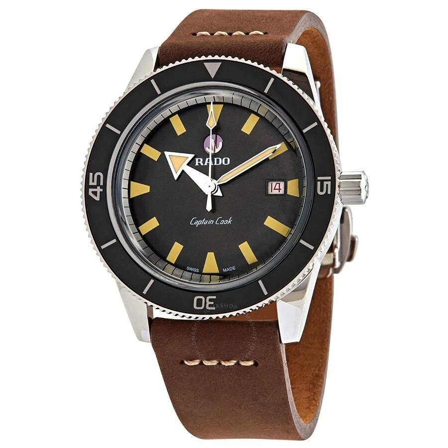 Rado Captain Cook Automatic Brown Dial Men's Watch R32505305 1
