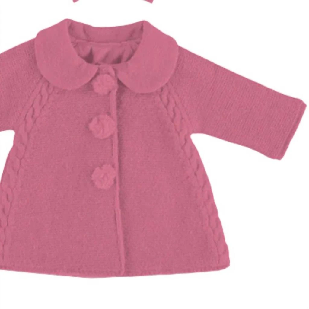 Mayoral Mayoral - Girls Knit Coat And Hat Set 3