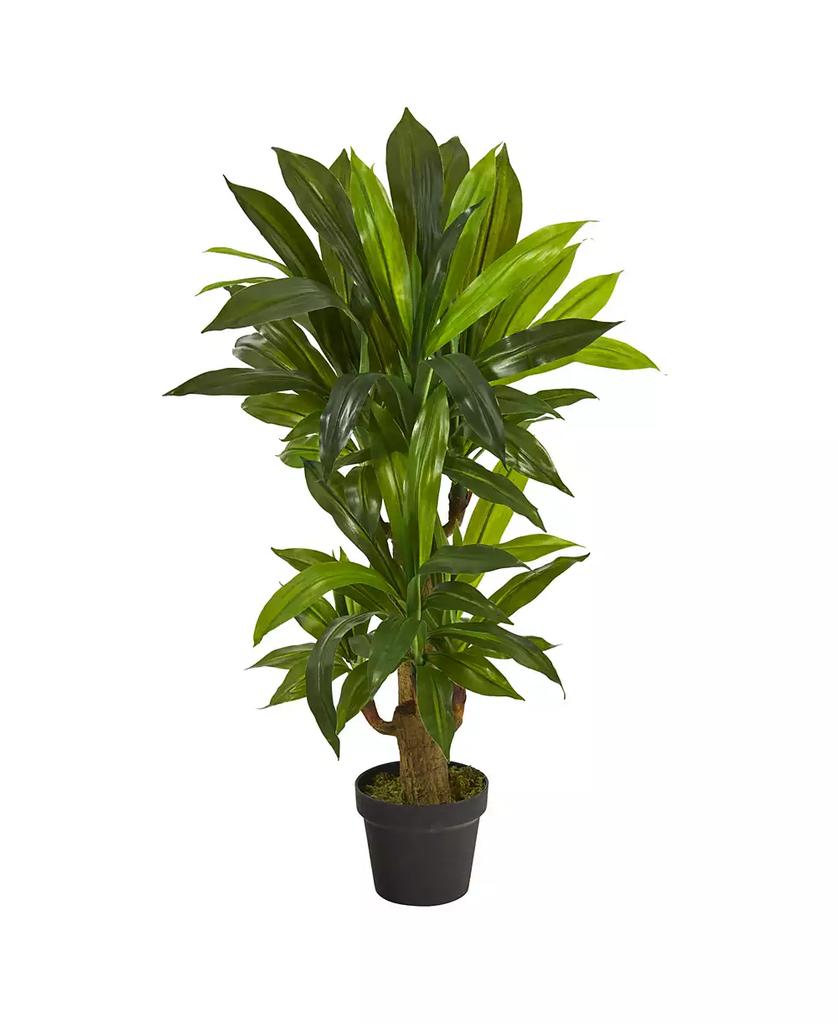 NEARLY NATURAL Corn Stalk Dracaena Artificial Plant, Real Touch