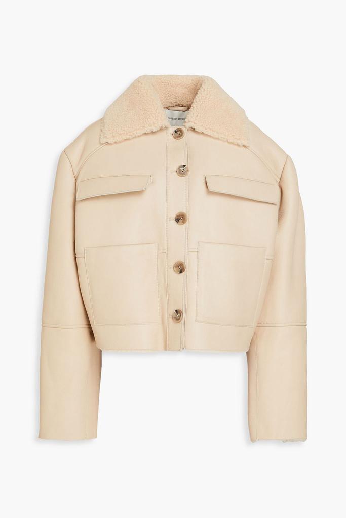 Loulou Studio Ivory Wool Blend Gary Coat - Jackets - BeyondStyle