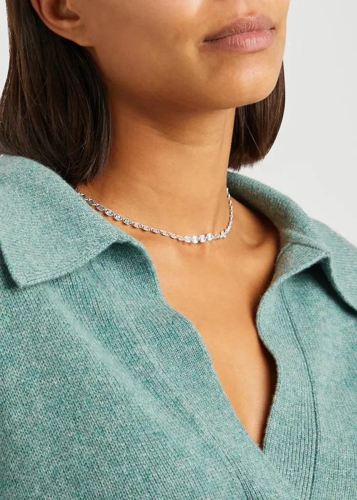DAISY LONDON Treasures Sunburst sterling silver necklace 4