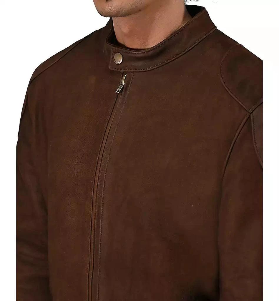 Frye Men's Café Racer Leather Jacket 4