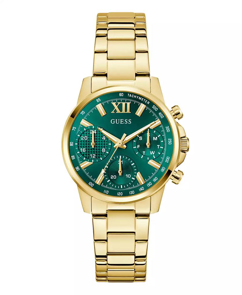 GUESS Women's Gold Tone Multi-function Watch, 36mm