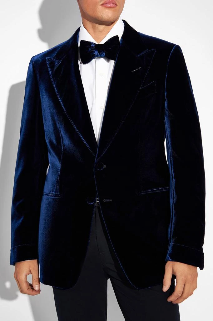 Tom Ford Tom Ford Single-Breasted Velvet Jacket 2