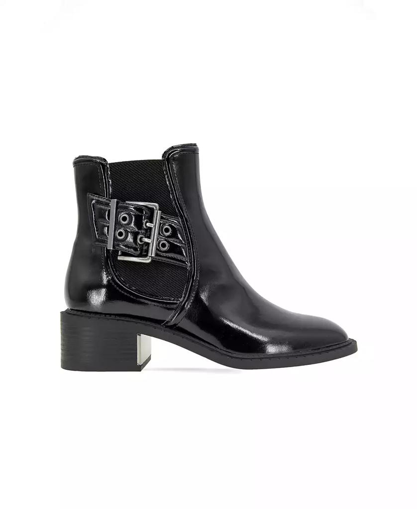 BCBG Women's Bovee Buckle Detail Booties