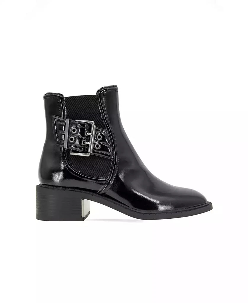 BCBG Women's Bovee Buckle Detail Booties 2