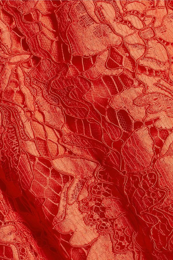 Valentino Guipure lace mini skirt 4