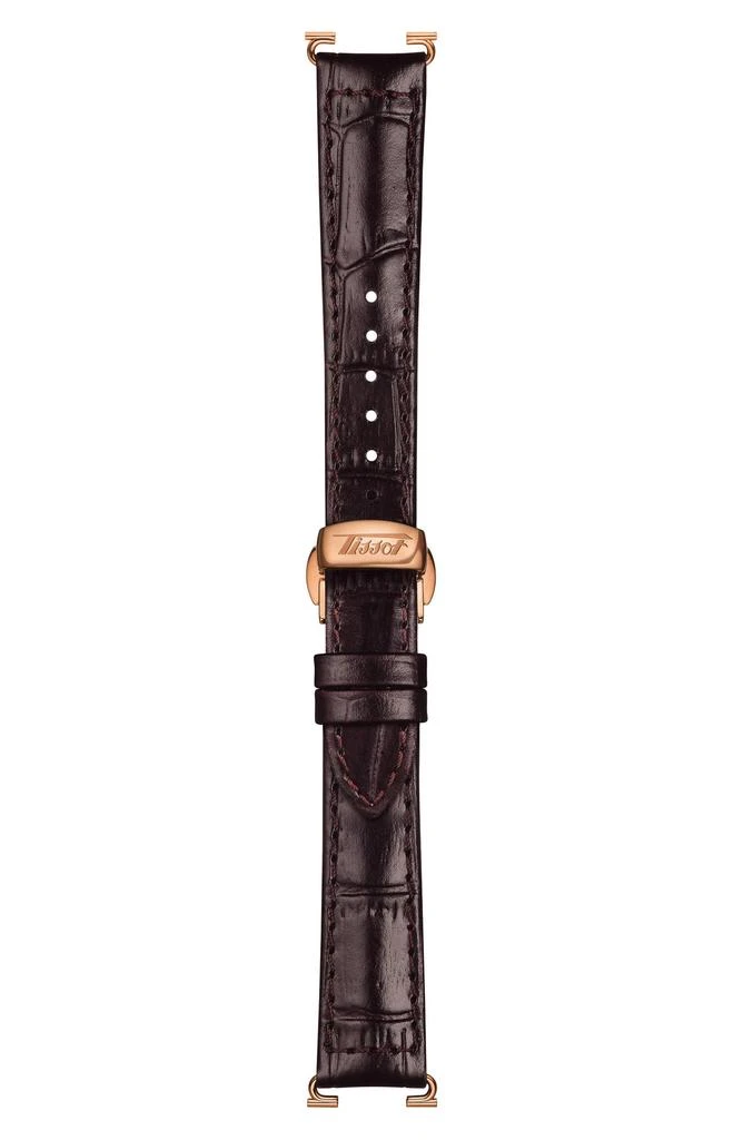 Tissot Porto Chronograph Croc Embossed Leather Strap Watch, 31mm 3