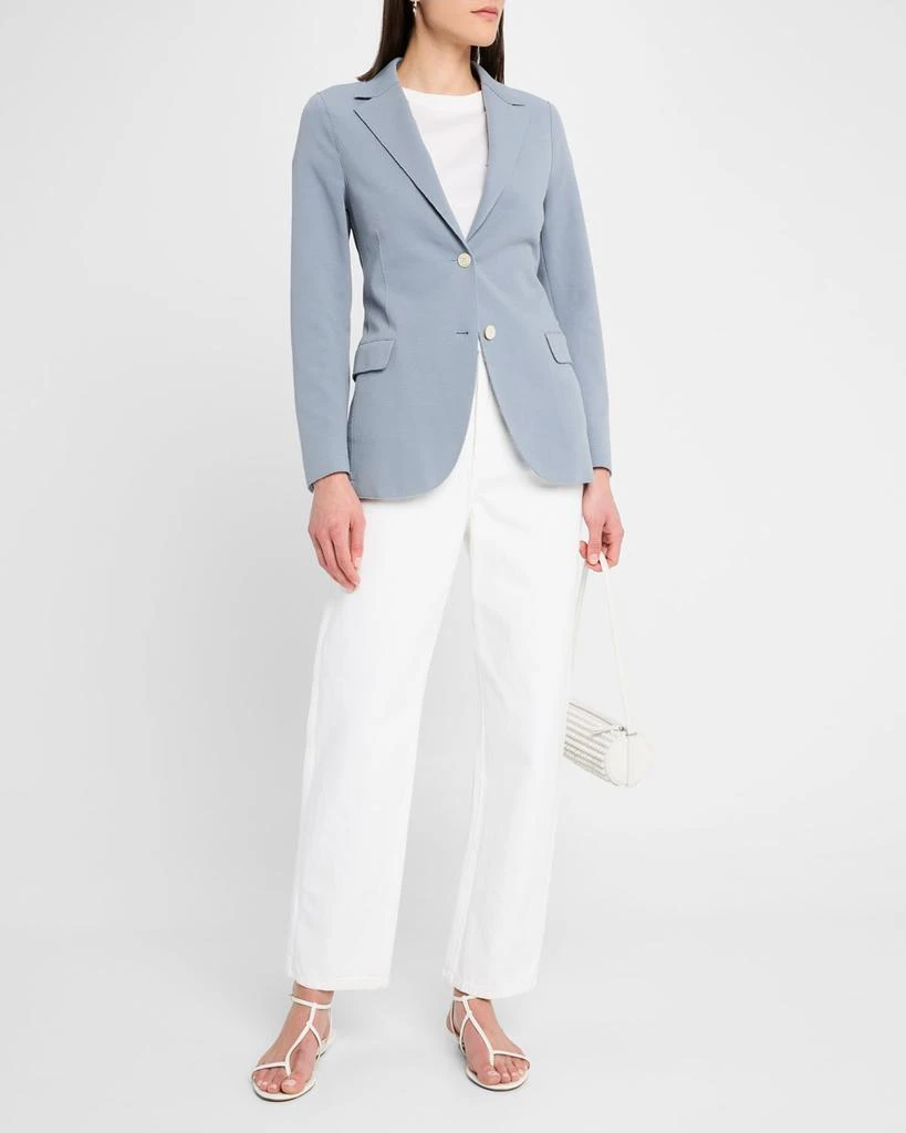 ELEVENTY Single-Breasted Pique Blazer 2