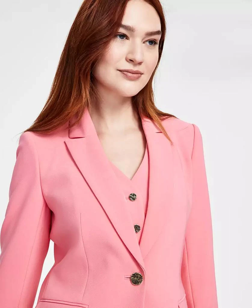 Anne Klein Women's One-Button Peak-Lapel Blazer 3