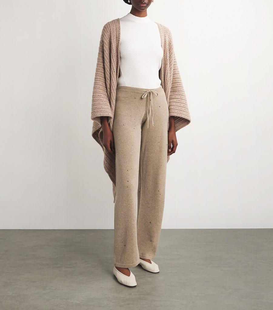 William Sharp Cashmere Crystal-Embellished Sweatpants
