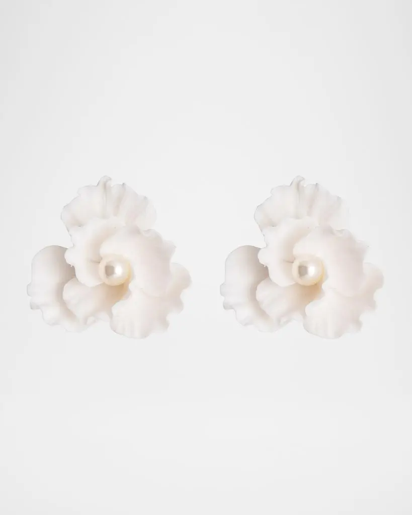 Jennifer Behr Karissa Flower Stud Earrings