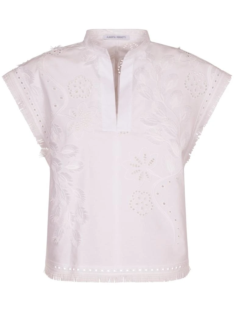 Alberta Ferretti Alberta Ferretti Cut-Out Detailed Top 1