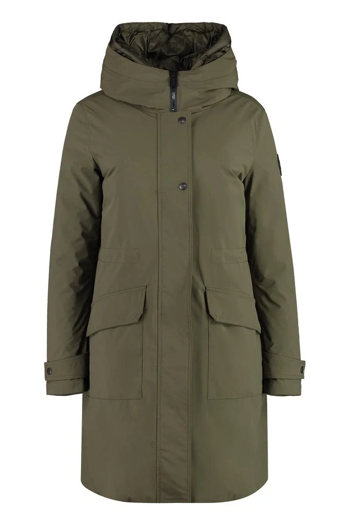 Woolrich Woolrich Hooded Mid-Length Parka Coat 1