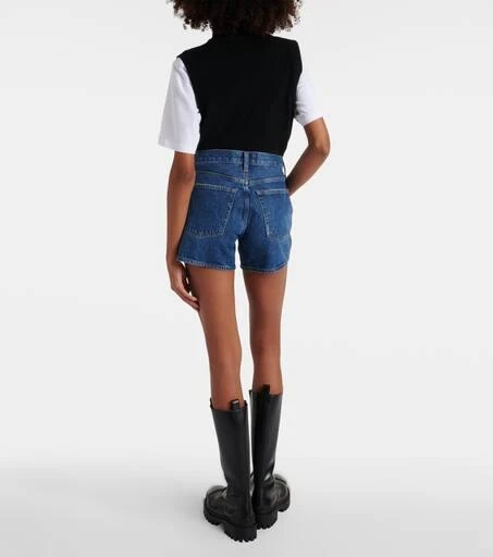 AGOLDE Parker Long high-rise denim shorts 3