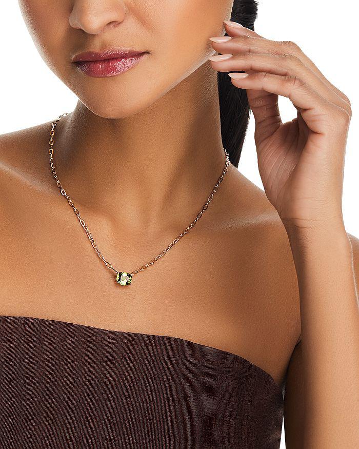 Bloomingdale's Peridot Solitaire Pendant Necklace in 14K Yellow Gold, 18"