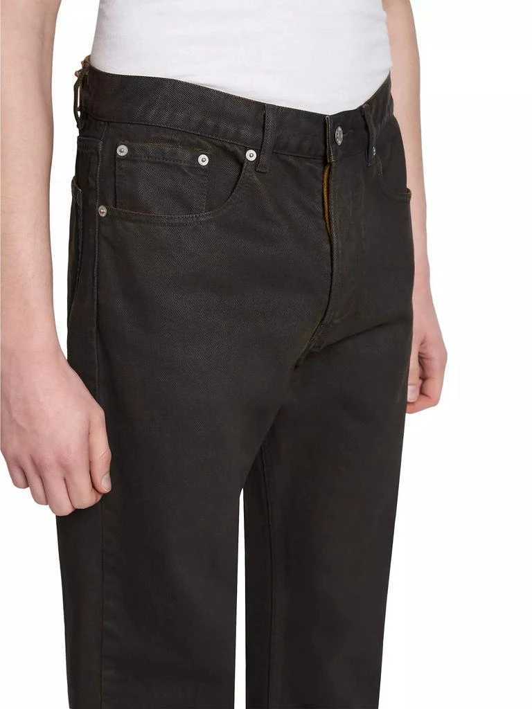Dries Van Noten Panthero Cotton Denim Slim-Fit Jeans 6