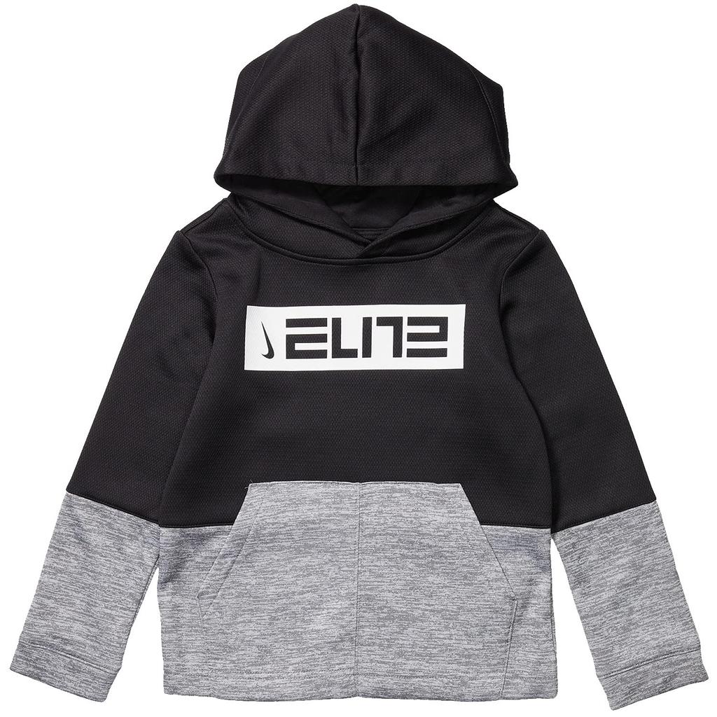 NIKE Therma Elite Color-Block Pullover Hoodie (Toddler/Little Kids)