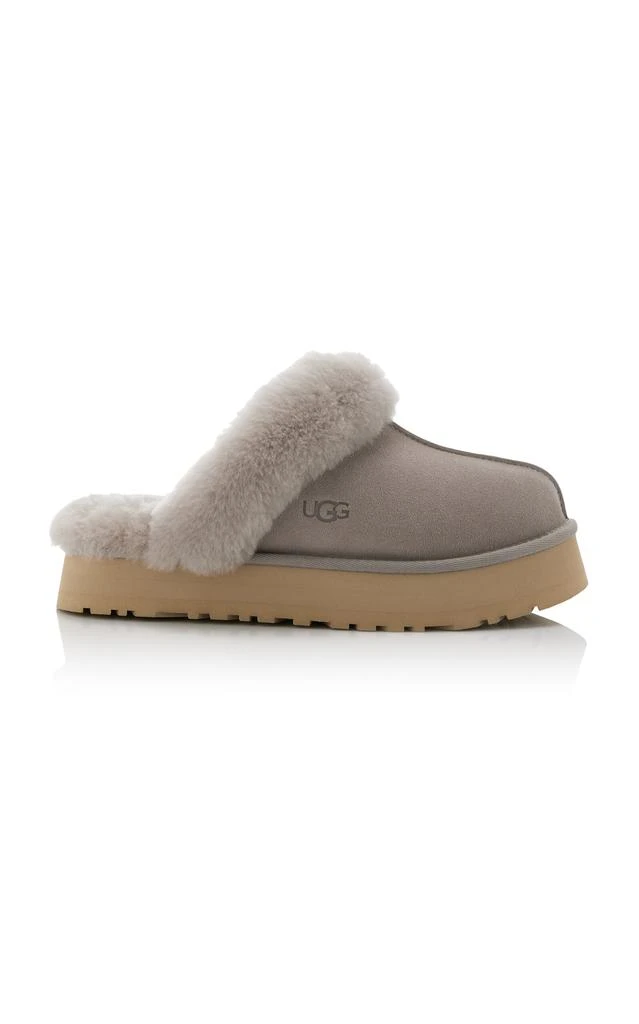 UGG UGG - Disquette Sheepskin Platform Slippers  - Grey - US 9 - Moda Operandi 1