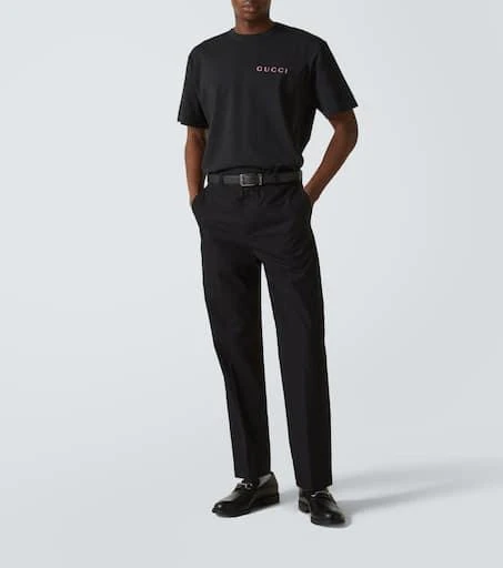 Gucci Logo cotton jersey T-shirt 2